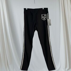 Brand New For Her by Carl Banks LA Kings Hockey Sweatpants Black Women's Large